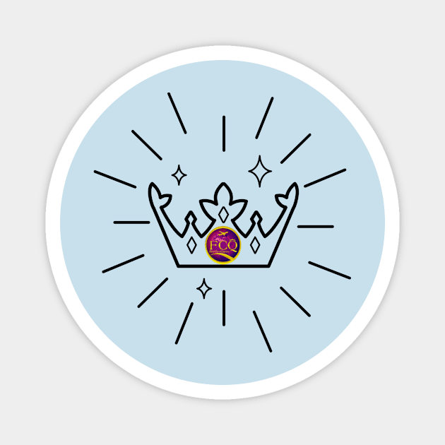 FirstClassQueen Crown Magnet by FirstClassQueen